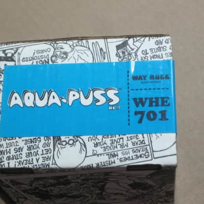 very lightly handled (mostly very clean) genuine Way Huge EMPTY BOX, original Instruction Manual & Warranty / Registration paperwork  for Way Huge Aqua-Puss Analog Delay MkII (WHE-701) (NO pedal) + orig small MXR/Dunlop catalog booklet & other pw (2010s) image 15