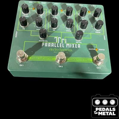 Electro-Harmonix Tri Parallel Mixer Effects Loop Mixer/Switcher 2019 - Present - Green - X17073 image 2