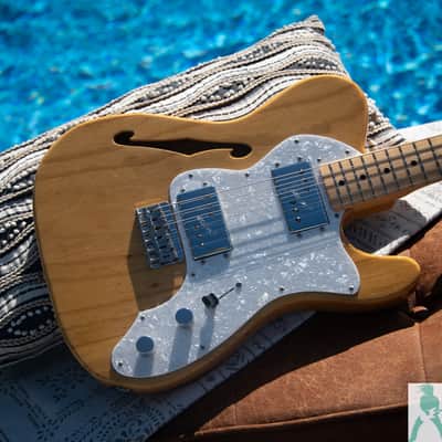 2003 Fender TN72-85 '72 Telecaster Thinline Reissue - 6 lbs 5 oz's!! - Natural - Crafted In Japan - Pro Set Up w Perfect Frets/Action/Intonation!! image 16