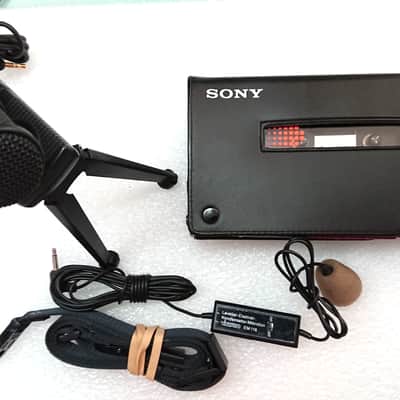Sony WM-D6C Walkman Professional / Stereo Cassette-Corder - Perfect with the following original accessories: dedicated Sony ECM-909A Stereo Microphone & Electret Microphone Lavaliere - Perfect image 5
