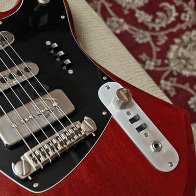MotorAve Guitars LeMans Custom Transparent Cherry 2021 w/ Mono Case image 11