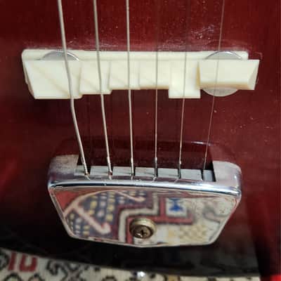RARE! Guyatone (Heit) Bradford PU-1 Bloodburst w/ Sharktooth Pickup 1966-67 Japan image 15