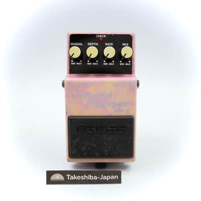 Boss HF-2 Hi Band Flanger 1993 Made in Taiwan Guitar Effect Pedal AE92396