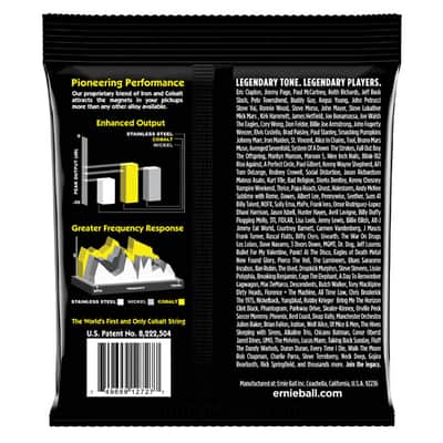 Beefy Slinky Cobalt Electric Guitar Strings 11-54 Gauge Set enhanced FeCo alloy magnetic properties image 2