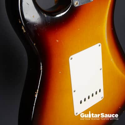 Fender Custom Shop 1967 Stratocaster Relic Faded 3 Tone Sunburst 2019 Used (Cod.1521UG) image 15