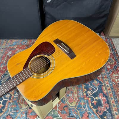 1972 Yamaha FG-160 Wide Nut Acoustic w/Vintage Yamaha Hard Case image 6