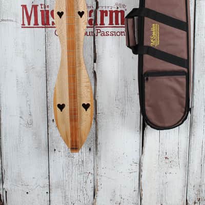 McSpadden 4 String Baritone Flathead Hourglass Dulcimer with Gig Bag image 2