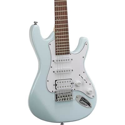 Mitchell TD100 Short-Scale Electric Guitar Regular Powder Blue 3-Ply White Pickguard image 13