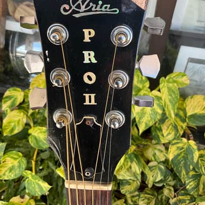 Aria Pro ll PW55 1970s Acoustic Guitar image 4