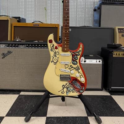 Fender Jimi Hendrix Artist Series Signature Monterey Stratocaster 2017 - 2018 - Monterey Graphic image 3