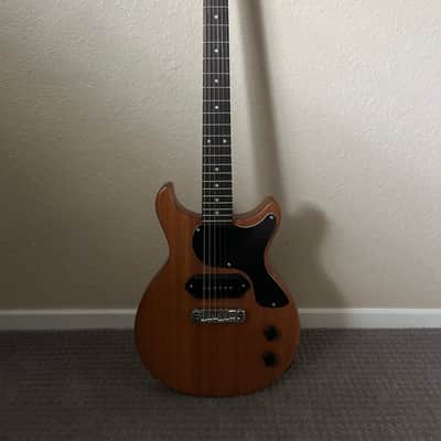 Mahogany Double Cut DC LP Junior Jr. - Gibson Pickup and Grover Tuners image 1