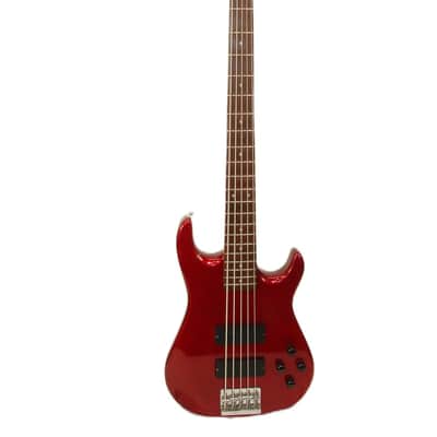 1990's Hamer Slammer Series 5-String Bass Metallic Red image 1