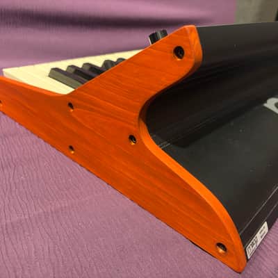 Moog Sub Phatty & Little Phatty or Stage2 replacement Sidepanels.dark orange　organic oil finish followed by a coating of beeswax. image 5