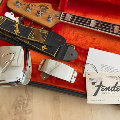 1977 78 Fender Jazz Bass w/OHSC, strap, owner's manual, warranty card image 22