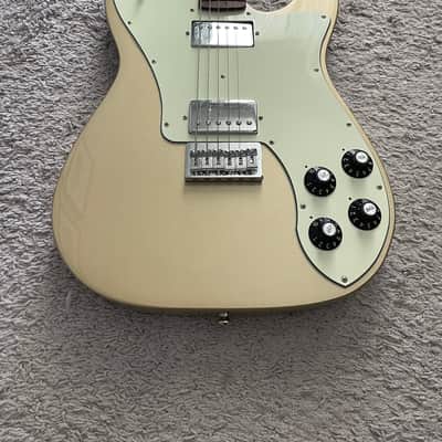 Fender Chris Shiflett Telecaster Deluxe 2016 MIM Shoreline Gold Tele Guitar image 2