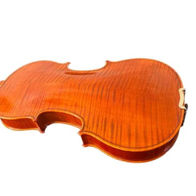 HandMade Violin Outfit 4/4-Italian Spruce,Flamed back, Vivid sound image 4