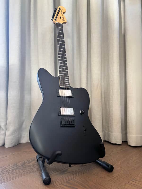 Fender Jim Root Jazzmaster Flat Black USA 2020 w/ EMG 81/60 & Fender Hardshell Case image 1