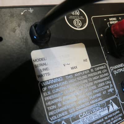Ampeg SVP-1500 Stereo Power Amp 1500w SLM w/ Extras image 4