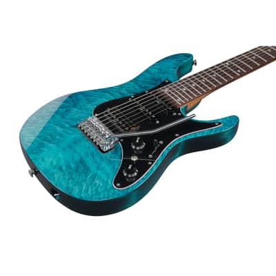 Ibanez Premium AZ447P1QM-COB Cosmic Blue - Electric Guitar image 9