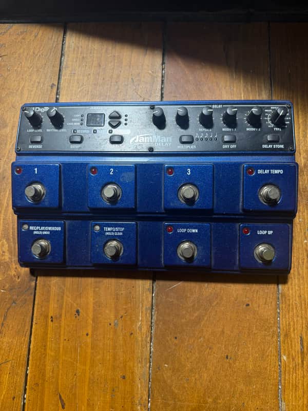 DigiTech JamMan Delay Looper Phrase / Sampler 2010s - Blue image 1