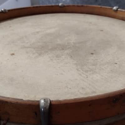Leedy? Antique Wood Snare Drum Early 1880-1910 Coltskin Leedy 1880-1910 - natural image 7
