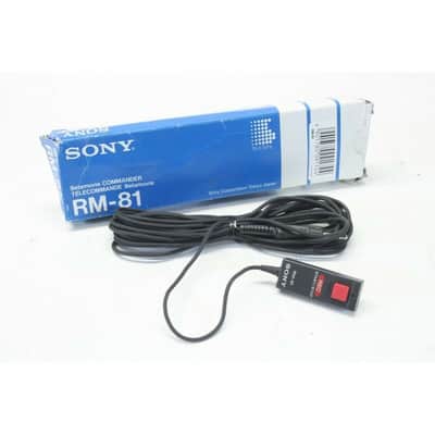 Sony RM-81 - Start/Stop Remote for Betamovie BMC-110 Broadcast Video Camera NOS! image 1