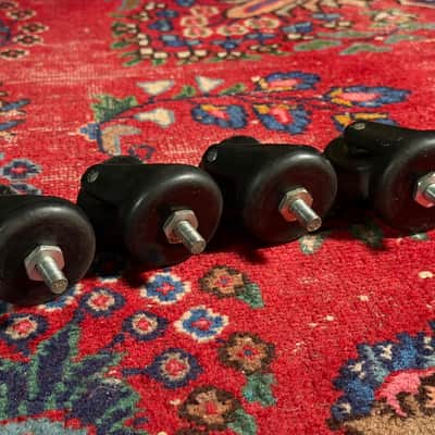 Marshall Homa 1970's Castor Wheel Set - Black x 4 image 2