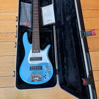 Fodera Monarch Custom 2020 - Blue image 9