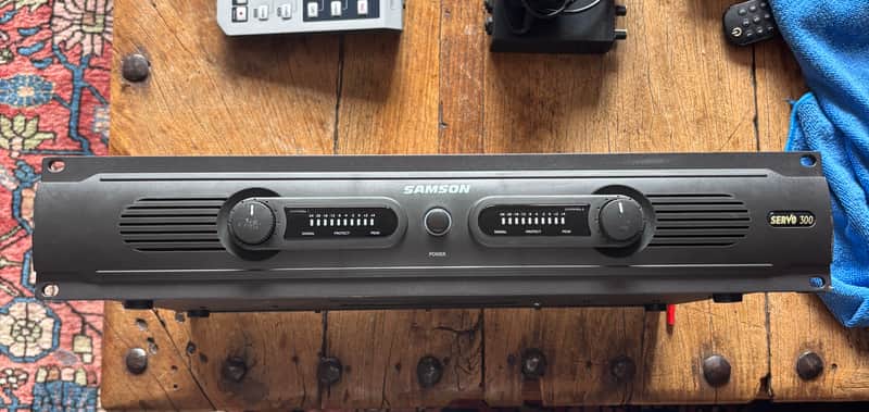 Samson Servo 300 Power Amp 2010s - Black image 1