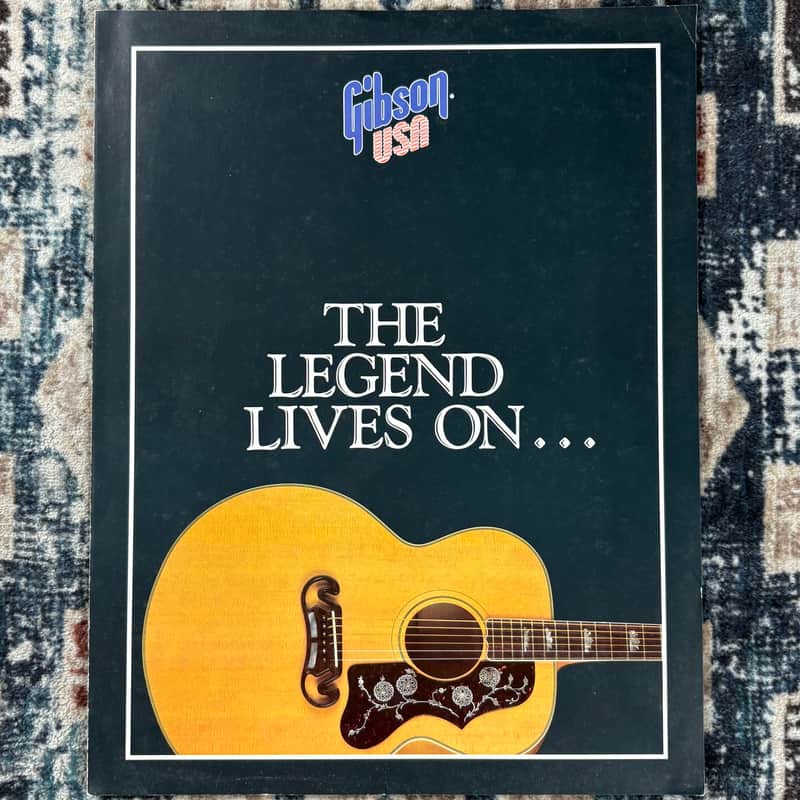 Gibson The Legend Lives On Acoustic Guitar Catalogue! E11 image 1