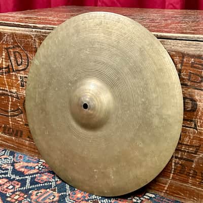 14" Zildjian A 1940s-1950s Trans Stamp Hi-Hat Cymbal Pair 762g/788g *Video Demo* image 8