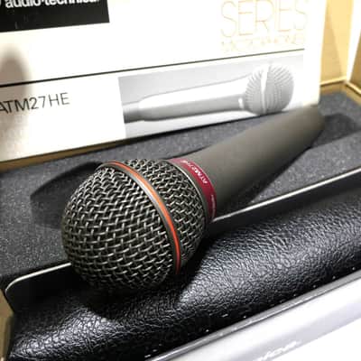 Genuine Audio-Technica ATM27HE Hypercardioid Dynamic Handheld Microphone Mic Same Day Shipping #DJ02 image 1