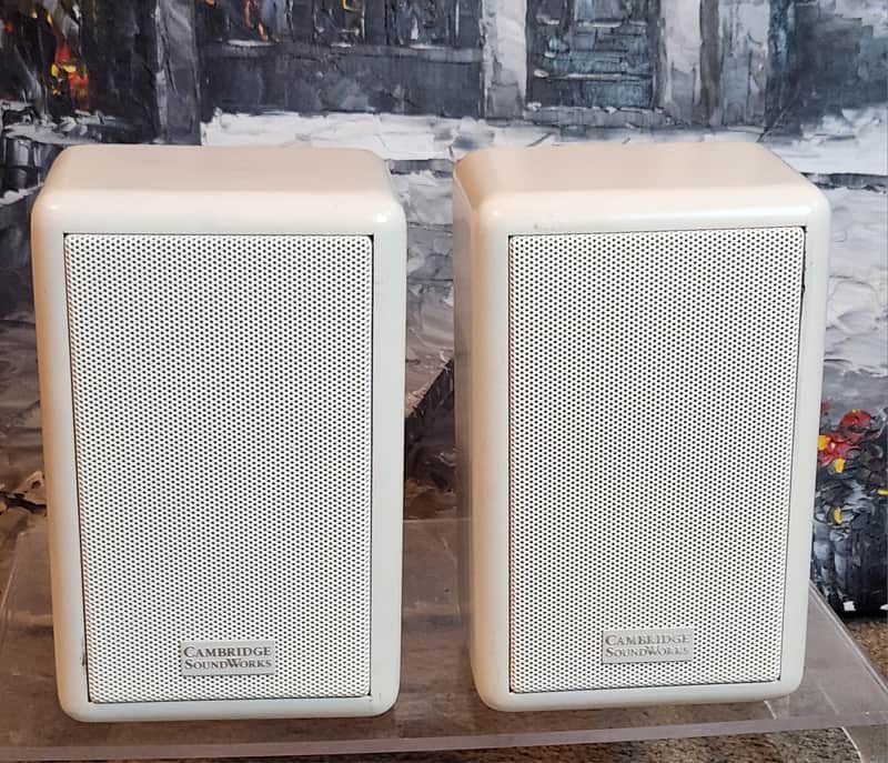 Cambridge Soundworks Cambridge SoundWorks Ensemble satilite speakers 90s  - White