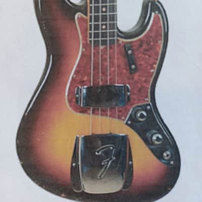 Fender Jazz bass pick guard 1960 - Tortoise shell image 4