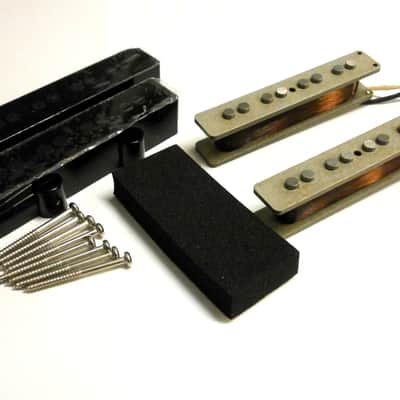Q pickups Jazz Bass 70s set VINTAGE CORRECT 1970 - 1979 Fits Fender Jazz Bass CUSTOM SHOP Squire image 8