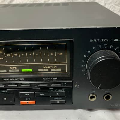 Onkyo TA-2026 Vintage Stereo Cassette Tape Deck Black Dolby B/C *NEEDS REPAIR* image 5