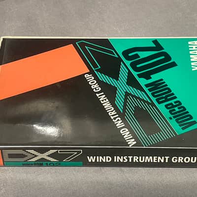 Yamaha vrc-102 wind instrument group DX7 dx5 dx1 Data ROM Cartridge image 3