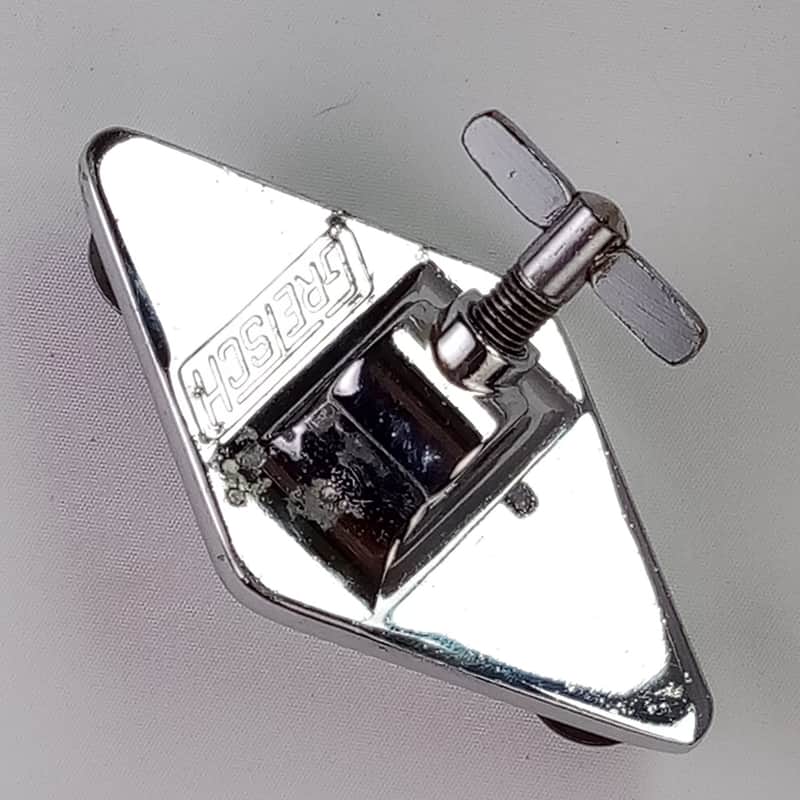 Gretsch 60s Floor Tom Drum Leg Mount/Bass Cymbal L-Arm Diamond Bracket Chrome RB image 1