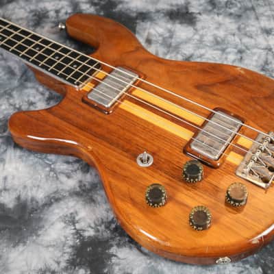 Kramer 450B Bass 1977 Aluminum Neck Walnut Left Handed + hard case image 6