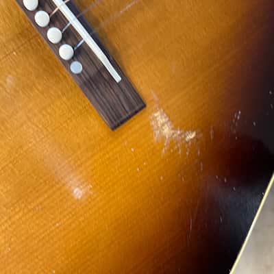 2025 Gibson Custom Murphy Lab 1942 Banner J-45 Heavy Aged Acoustic Guitar Vintage Sunburst image 6