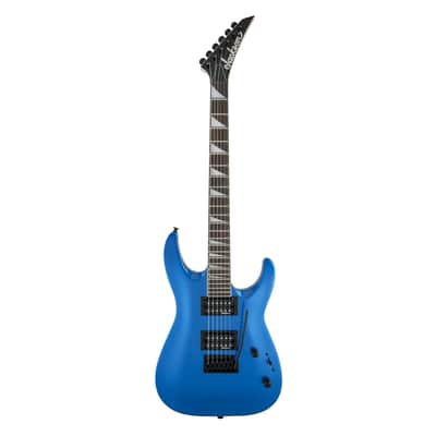 Used Jackson JS Series Dinky Arch Top JS22 DKA - Metallic Blue w/Amaranth FB image 2