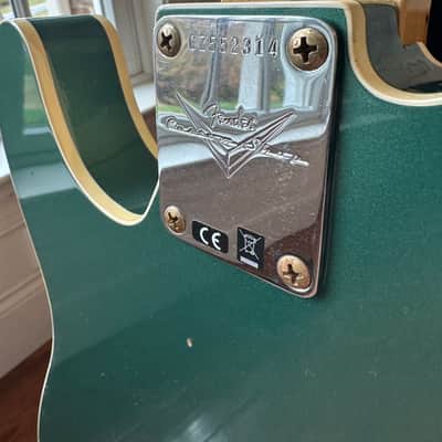 2024 Fender Custom Shop '59 Telecaster Custom Relic - Aged Sherwood Green Metallic image 11