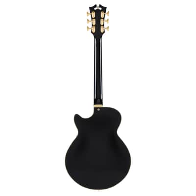 D'angelico Excel SS w/ Stairstep Tailpiece - Solid Black - B-Stock image 8