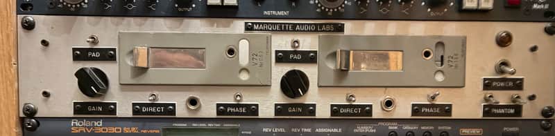 Marquette Audio/Telefunken Stereo racked v-72 modules 2000’s - Silver image 1