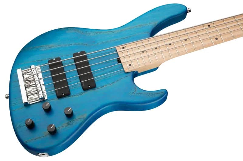Sadowsky MetroLine 24-Fret Modern Bass-Swamp Ash Body-5 String-Ocean Blue Transparent Satin image 1