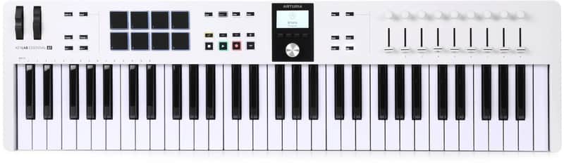 Arturia KEYLAB 61 Essential 3 USB/MIDI Controller, White image 1