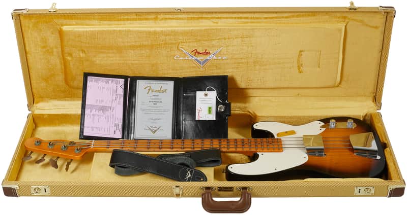 Fender Custom Shop 53 Precision Bass JRN Relic Aged 2-Color Sunburst image 1