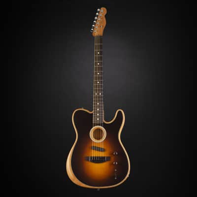 Fender Acoustasonic Player Telecaster (Shadow Burst) - Acoustic Guitar image 2