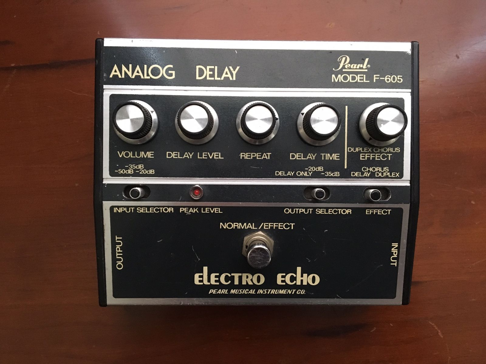Pearl Model F-605 Electro Echo Analog Delay | Reverb