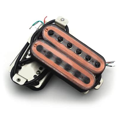 Alnico 8 Guitar Neck and Bridge Humbucker Pickup Set image 1